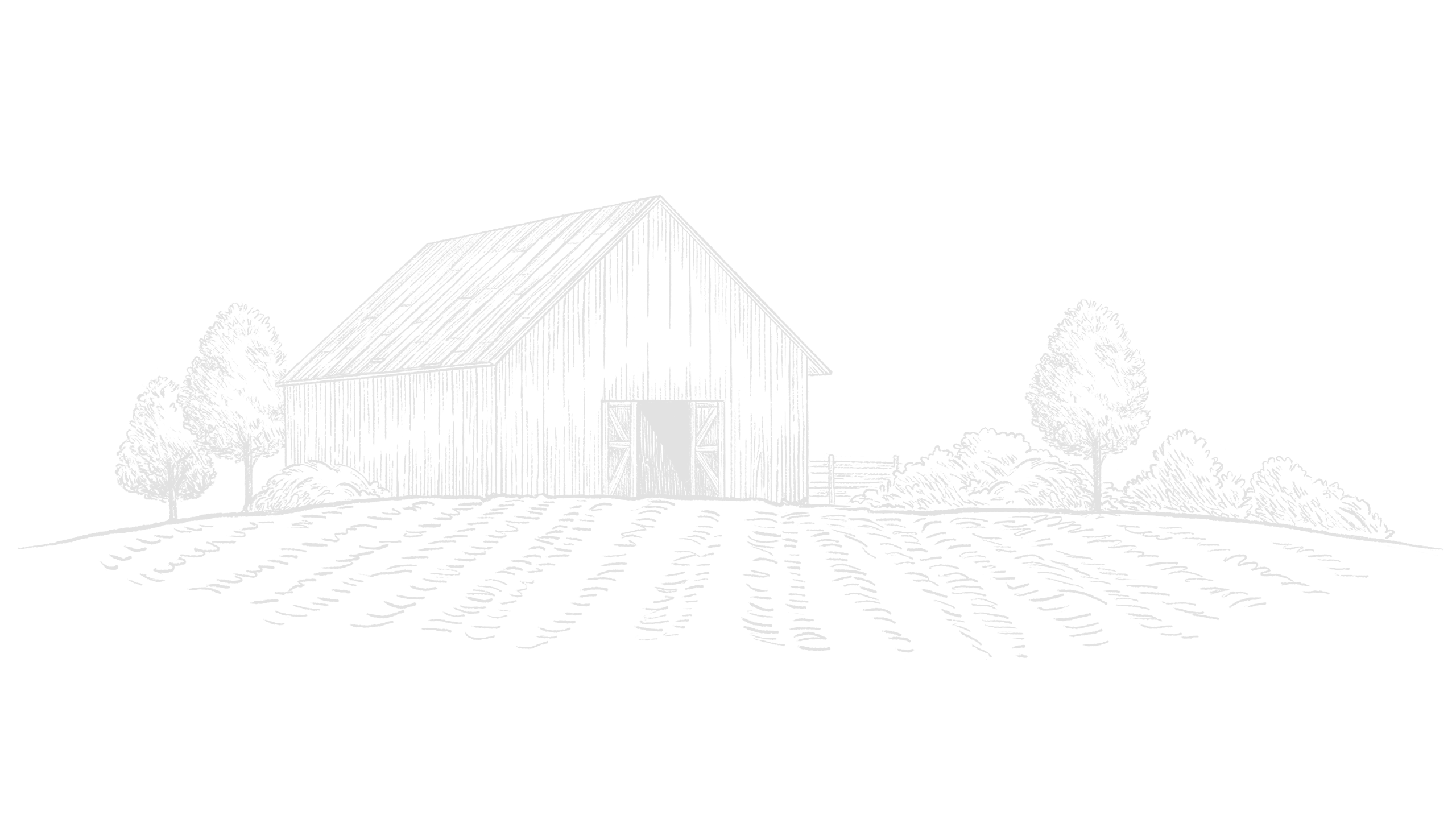 Kentucky Proud illustrated barn scene behind the Who We Are heading